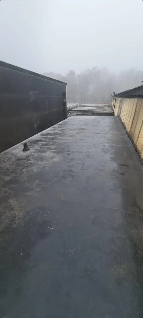 Installing a new Firestone EPDM rubber flat roof